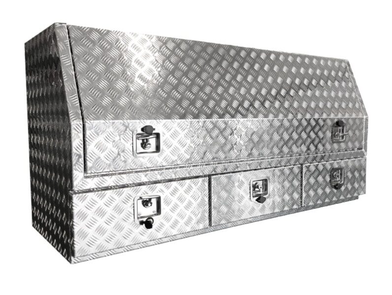 Aluminium 3 Drawers Toolbox Ute Tool box Storage Truck Canopy